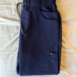 Jaanuu Men’s Mesh Pocket Jogger Scrub Pants - Size L